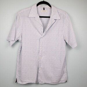 Crosby & Howard flamingo print button down shirt-L